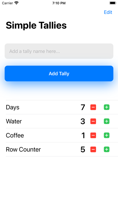 Simple Tallies App